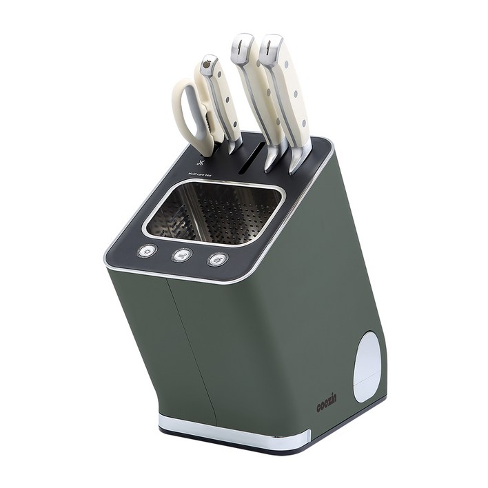 쿠진 나이프케어 시즌2 살균건조기 칼갈이 + 칼세트