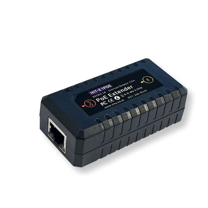 TYBO 1채널 PoE Extender HIT 무전원 최대연장거리 120M