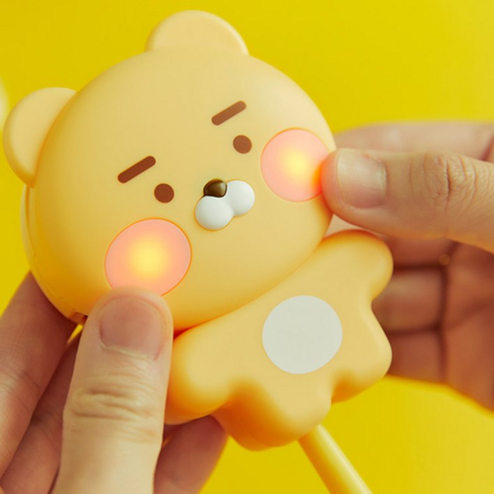 카카오프렌즈 볼발그레 UV 휴대용 칫솔살균기 무선 욕실 부착