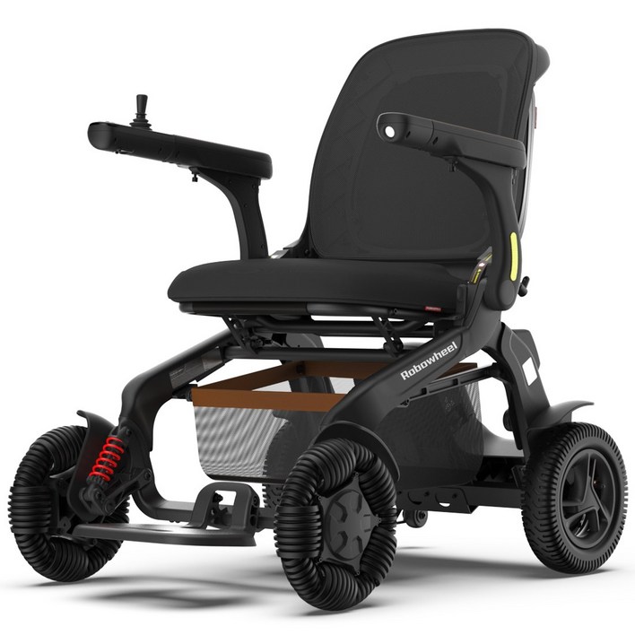 로보휠 화메디 로보휠 폴드10 휴대형 접이식 전동 휠체어 전동스쿠터, 블랙, 1개, 폴드10