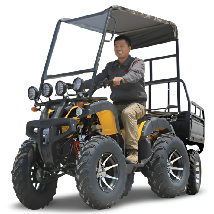 파워바이크 잘나가고 힘쎈 4륜 오토바이 농업용 사발이 사륜 atv 산악 네발 수레
