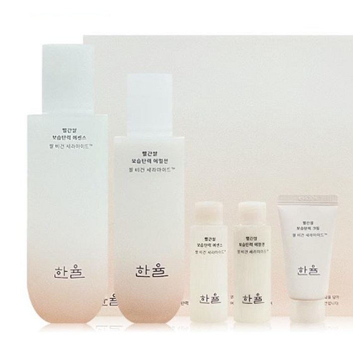 아모레 한율 빨간쌀 보습 스킨에센스 150ml 로션 125ml 2종세트