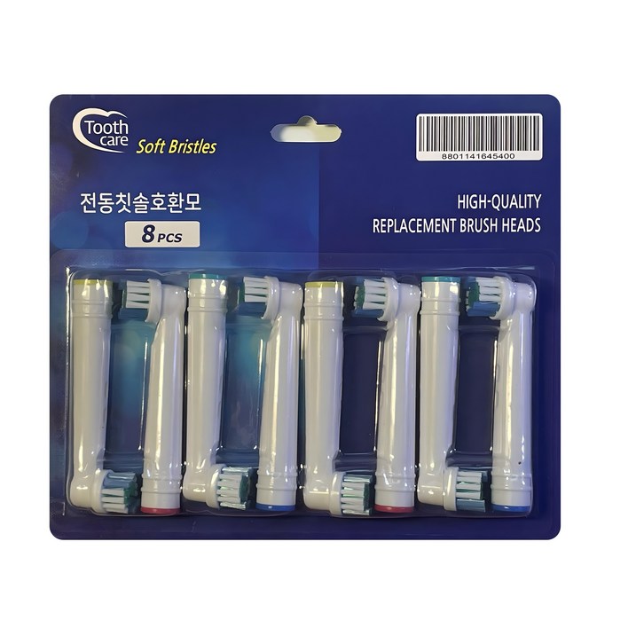 Toothcare 오랄비 전동칫솔 리필호환모 8p