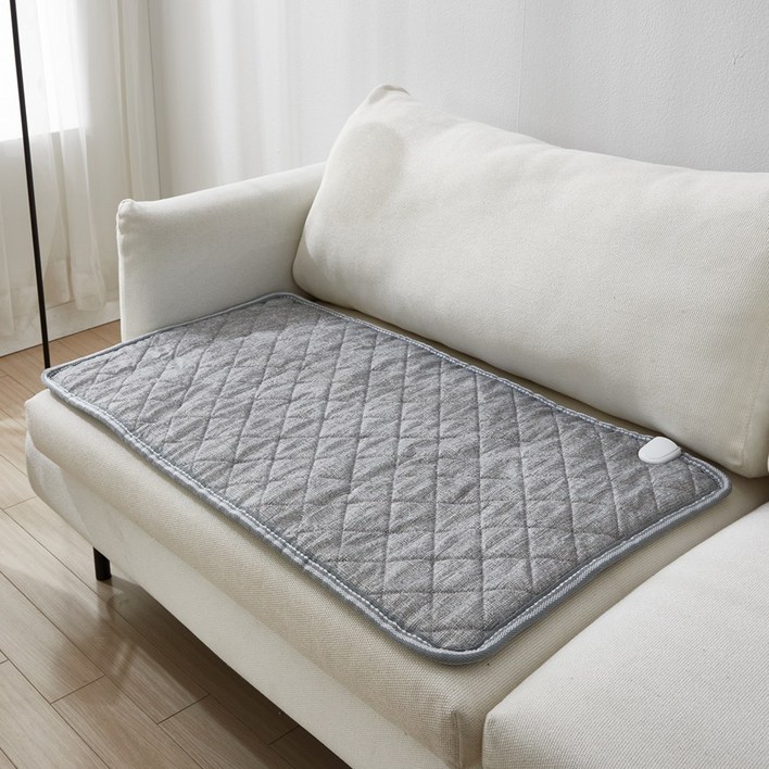 한일의료기 전기장판 카본탄소매트 전자파없는 무자계캠핑 2인전기방석진그레이45x90