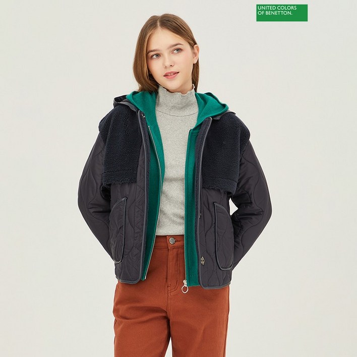 [백화점] 베네통 아울렛 투웨이 점퍼 BAJP97361_NY 222788