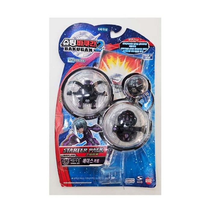 손오공 슈팅바쿠간 스타터팩 어둠속성 에이스키트 한글판 BBT-02