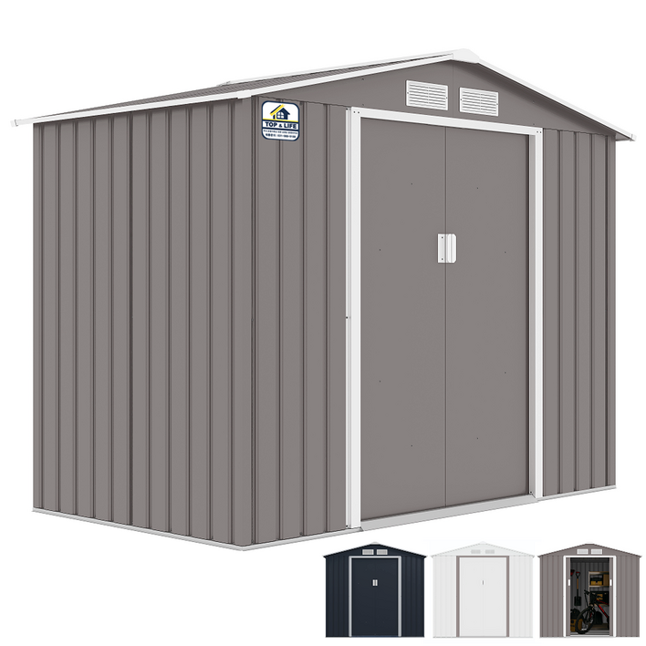 탑앤라이프 GRANDZ그랜드제트 그레이 조립식창고야외창고이동식창고농막전원주택창고정원창고조립창고창고