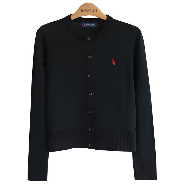 라파클럽 여성용 라운드 니트 가디건
