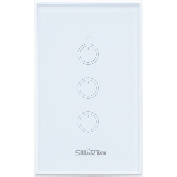 스마트빌 IoT wifi 3구 스위치 화이트 SW03
