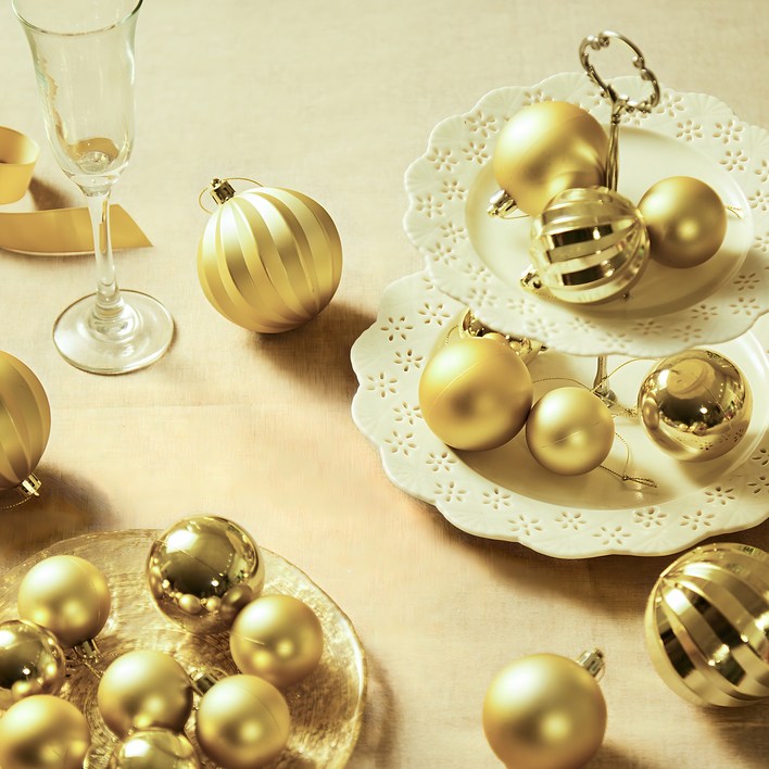 크리스마스 오너먼트 볼 트리장식 35p 세트