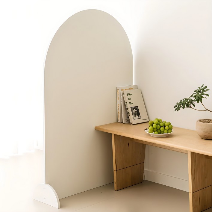 우드레이 베르 라운드 스탠드 파티션 1200, 화이트