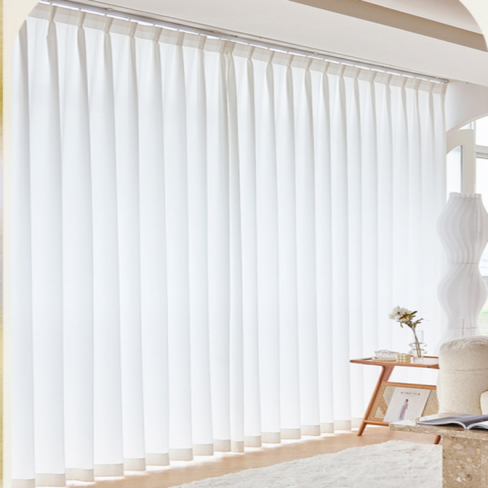 에스앤비코리아 비침없는 차르르 호텔식 나비주름 도톰 쉬폰커튼