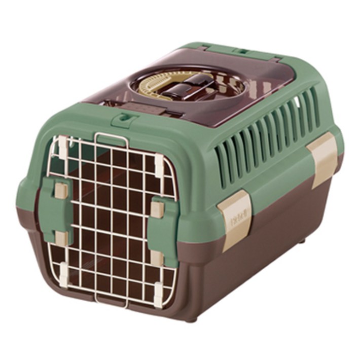 릿첼 캠핑캐리 더블도어 애견 강아지 고양이 켄넬 이동장, 1개