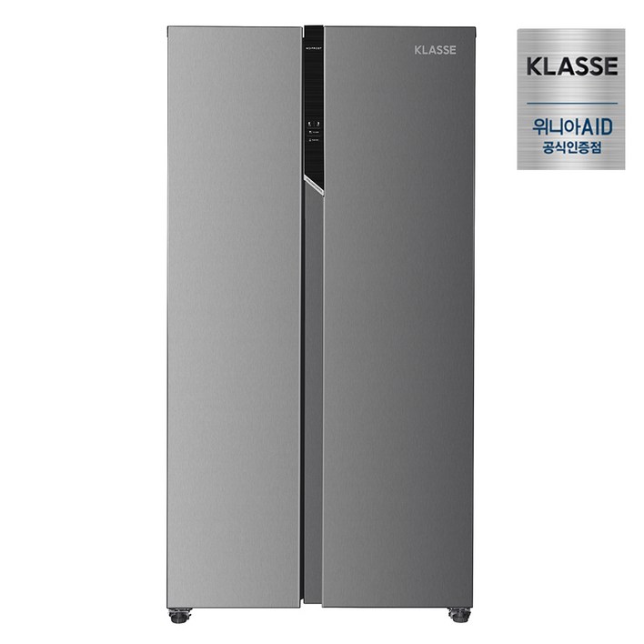 위니아 클라쎄 양문형냉장고 521L 인버터컴프레셔 간접냉각  RKA152TS5MV8