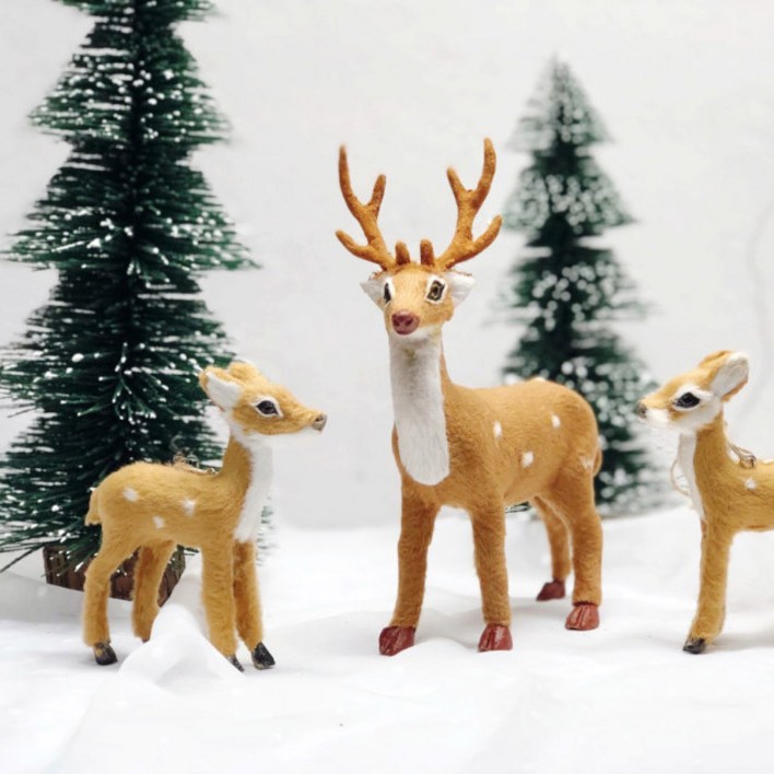 크리스마스 아기사슴 미니 루돌프 장식 인테리어 소품 디자인 아이디어 상품, 루돌프, 1개 크리스마스미니장식