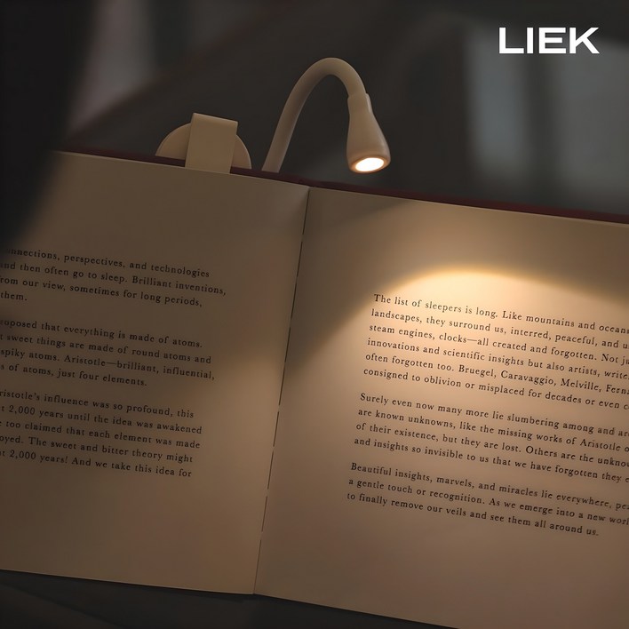24시간 지속 리에크 멀티 라이트 집게 북라이트 독서등 휴대용 LED 공부등 무드등