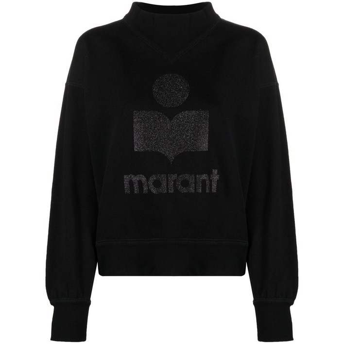 마랑에뚜왈 이자벨 마랑 에뚜왈 모비 로고 프린트 스웨트셔츠