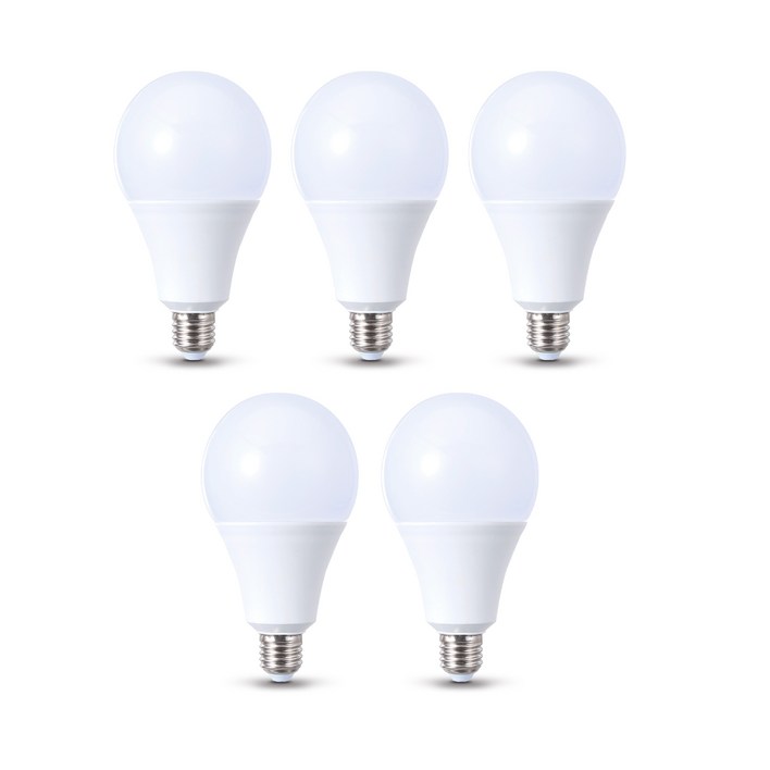 삼영전기 LED 전구 E26 15W 전구, 주광색, 5개 삼영전기 LED 전구 E26 15W 전구, 주광색, 5개