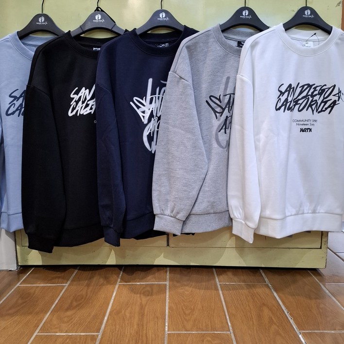 행텐주니어 더블페이스 그레픽 맨투맨 티셔츠 14560 031 204 07