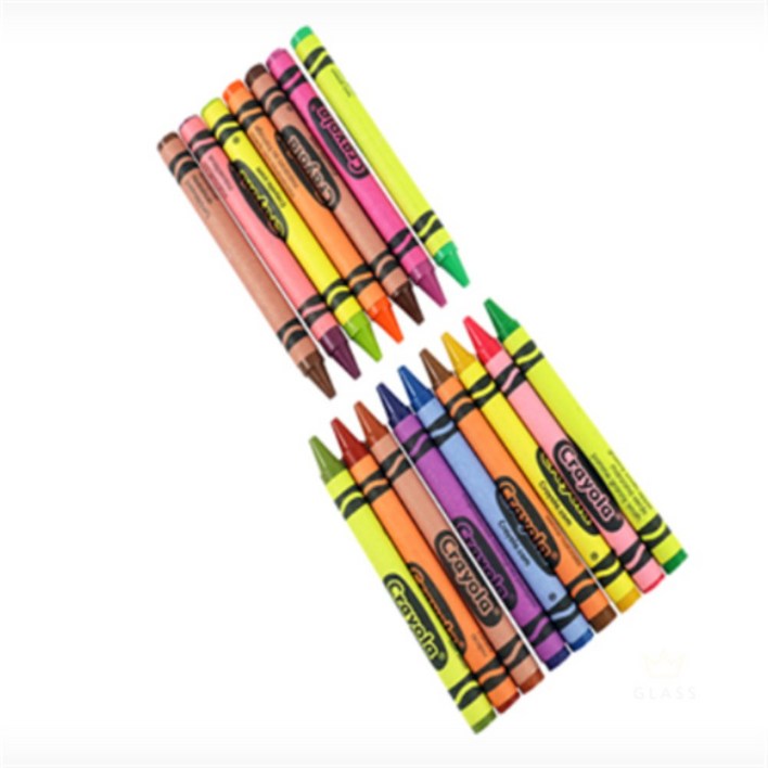 유리상 일반크레용 64색 유아미술용품