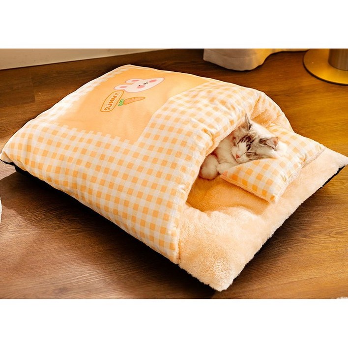 PCTN 최고급 고양이 이불베개세트 숨숨이불방석 강아지 이불배게세트 Pet Bedding Set