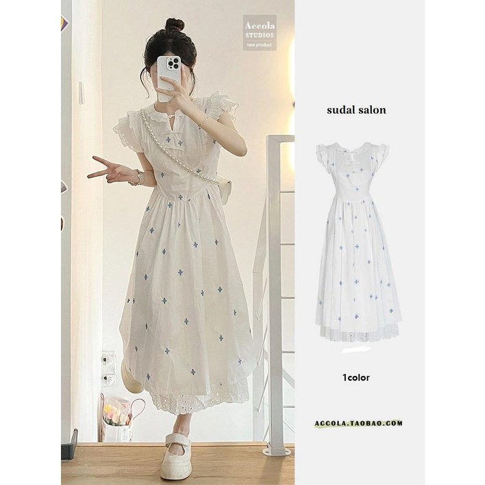 [숲속의 요정] 여름원피스 쉬폰 플리츠 여행룩 추천 롱 원피스