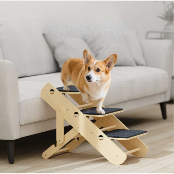 오케어 강아지 고양이 접이식 계단 슬라이드 변신형 스텝