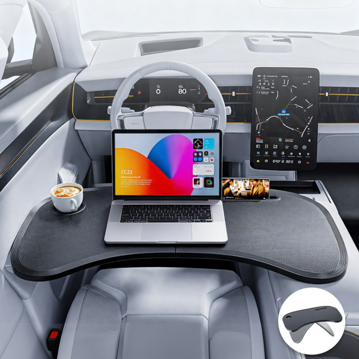 FIODAY 차량용 테이블 다용도 조수석 운전석 접이식 식탁