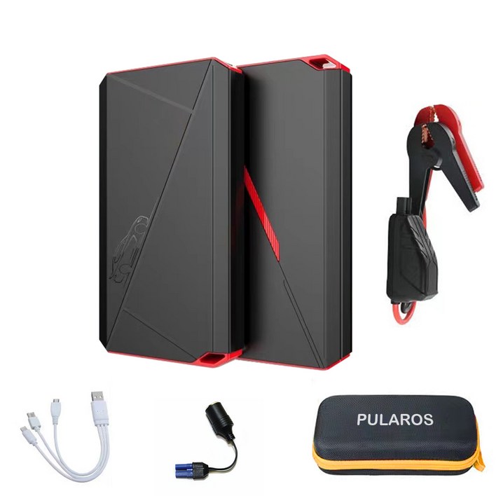 풀라로스 긴급시동 보조배터리 점프스타터스마트 점프 케이블 파우치백 14800mAh, 14800mAh, 1세트 풀라로스 긴급시동 보조배터리 점프스타터스마트 점프 케이블 파우치백 14800mAh, 14800mAh, 1세트