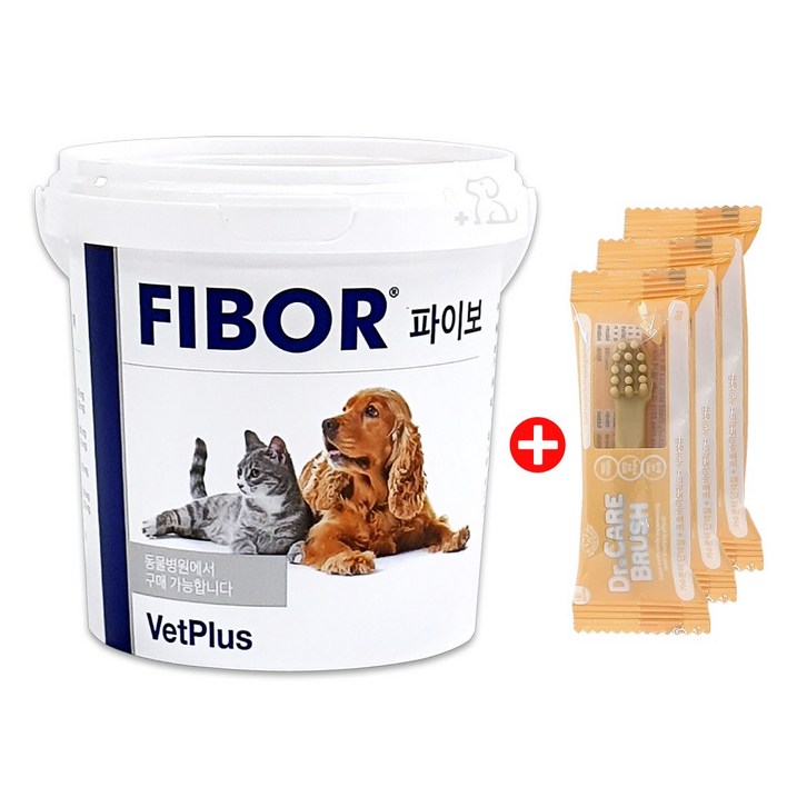 파이보FIBOR 500g  닥터케어브러쉬 장건강 3개 세트