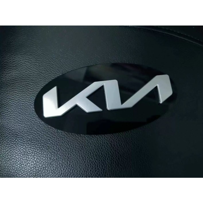 기아 쏘렌토 호환 차표 뉴로고 전용 엠블럼 앞뒤 차 표 배지 개조 KIA 로고 그릴뱃지, 기본 색상, 블랙실버라벨 테일원 21개 모델