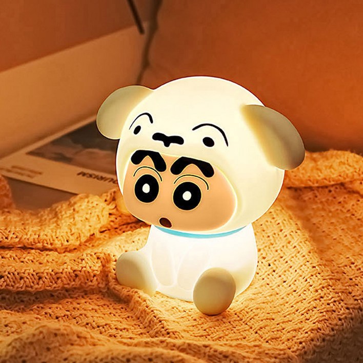 짱구 말랑말랑 흰둥이 무드등 취침등 수면등 짱구 말랑말랑 흰둥이 무드등 취침등 수면등