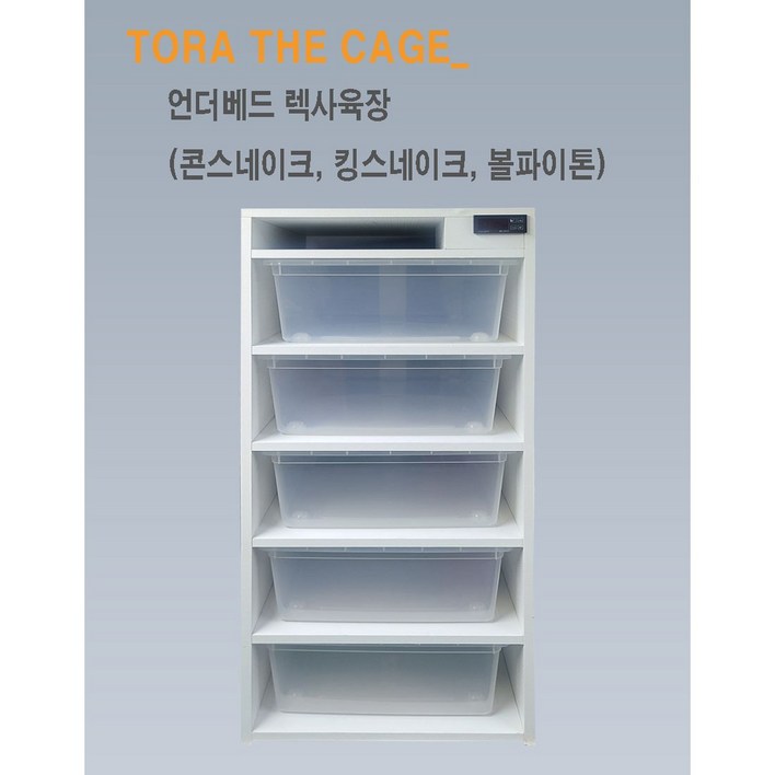 언더베드 렉사육장 1층 /볼파이톤/렉사육장/볼파이톤사육장/언더베드렉사, 블랙, 1개