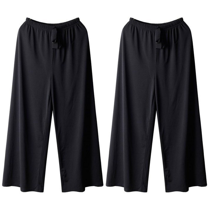 애니진 여성 11 여름 8부 9부 쿨스판 통바지 와이드 팬츠 1165