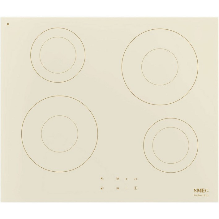 스메그 SI2641DP 4구 인덕션 60cm 크림 주방 인테리어 리모델링 레트로 화이트