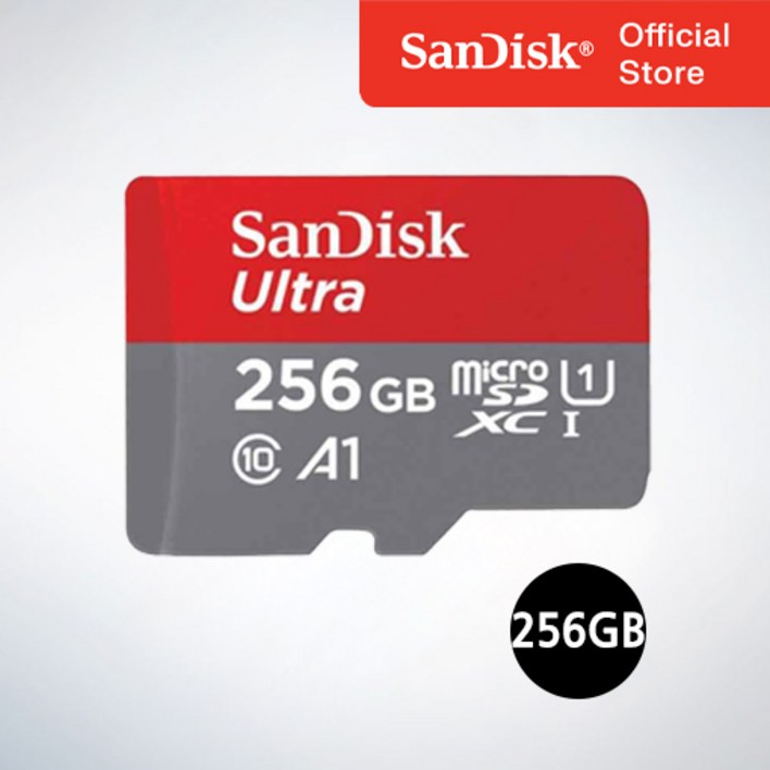 샌디스크 마이크로 SD 카드 SDXC ULTRA 울트라 QUAC 256GB 샌디스크sd카드256