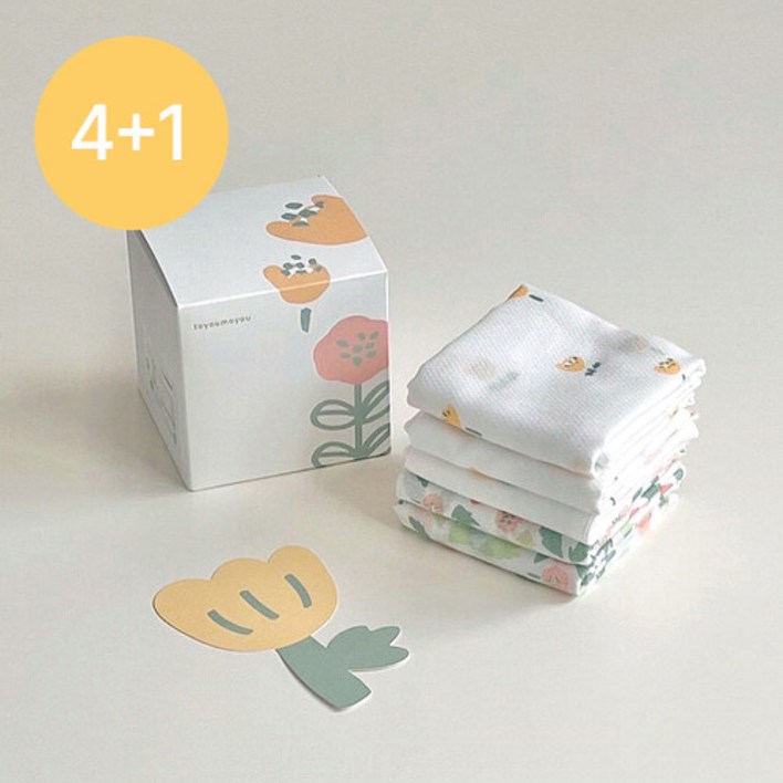 투유모유 아기 가제손수건 밤부 순면 혼합 41박스 50장