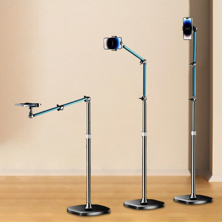 ALLILIO튼튼한 핸드폰 거치대  높이 조절 가능 스탠드  핸드폰 거치대  침대 핸드폰 거치대