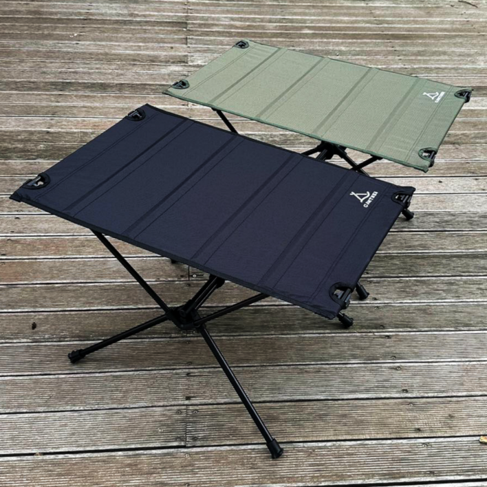 캠트너 백패킹 경량 캠핑 롤테이블 하드탑 티랩테이블, 블랙당일발송