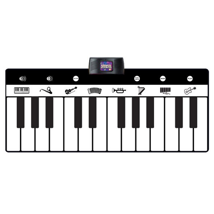 춤추며 연주하는 신나는 피아노 댄싱매트! 매직스텝 리듬플로어 뮤직댄스, 1개