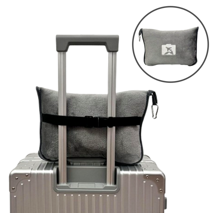 인헨스몰 여행필수 캐리어결합 여행용 담요