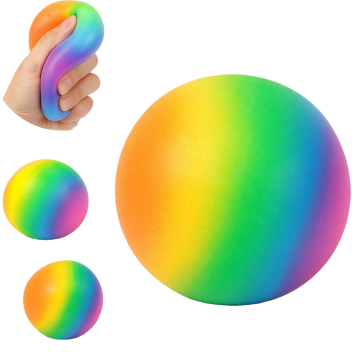비와이 컬러풀 스트레스 볼 무지개, 3개