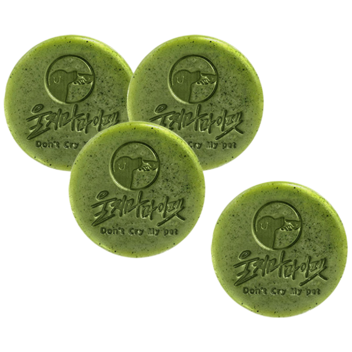 울지마마이펫 올인원 퇴치비누31  강아지목욕 고양이목욕 강아지비누 고양이비누 강아지진드기 강아지트러블 강아지피부진정 강아지샴푸 고양이샴푸, 4개, 100g