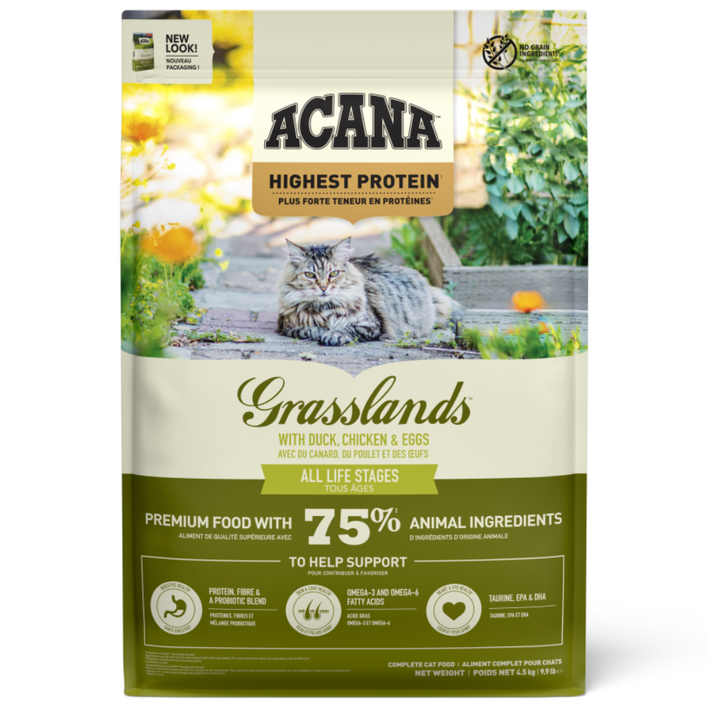 아카나 그래스랜드 캣 4.5kg, 1개, 4.5kg, 오리