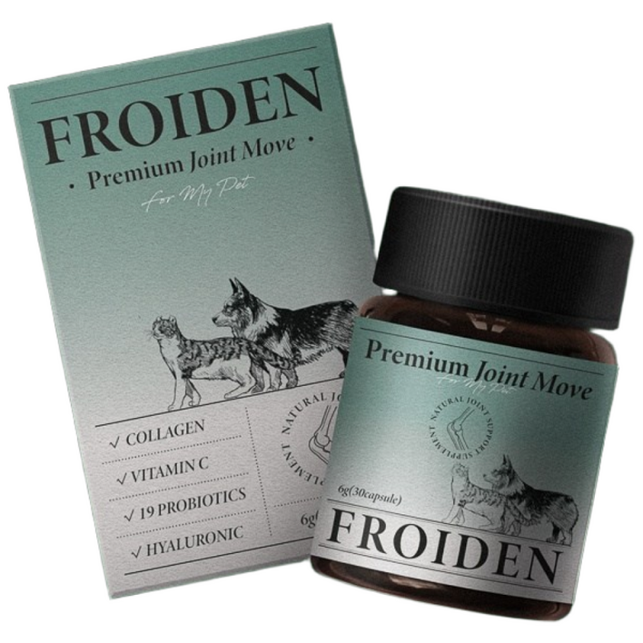 프로이덴 강아지 관절 활액 영양제 고관절 슬개골 탈구 윤활제 1기 2기 3기, 5박스, 관절+장건강, 30회분