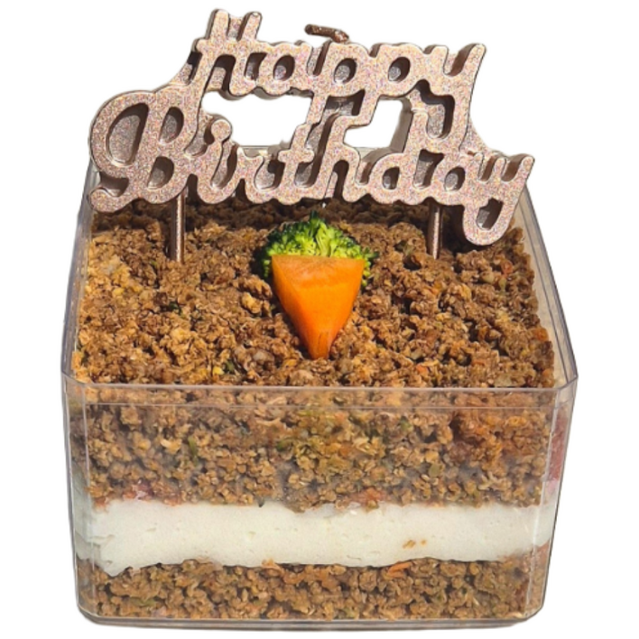 까까묵자 강아지 케이크 생일상 수제간식, 350g, 1개, 당근