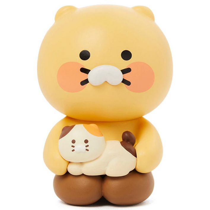 카카오프렌즈 아기고양이 차량용 방향제춘식이, 화이트 플로럴, 1개