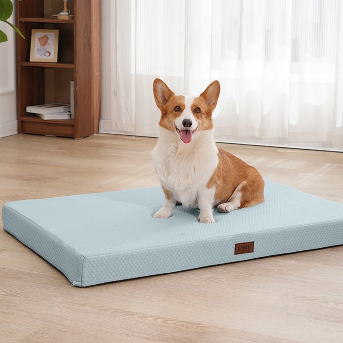 EMME 접촉 냉감 펫매트 Qmax 0.4강아지 고양이, 1개, cooling typeSmog Blue