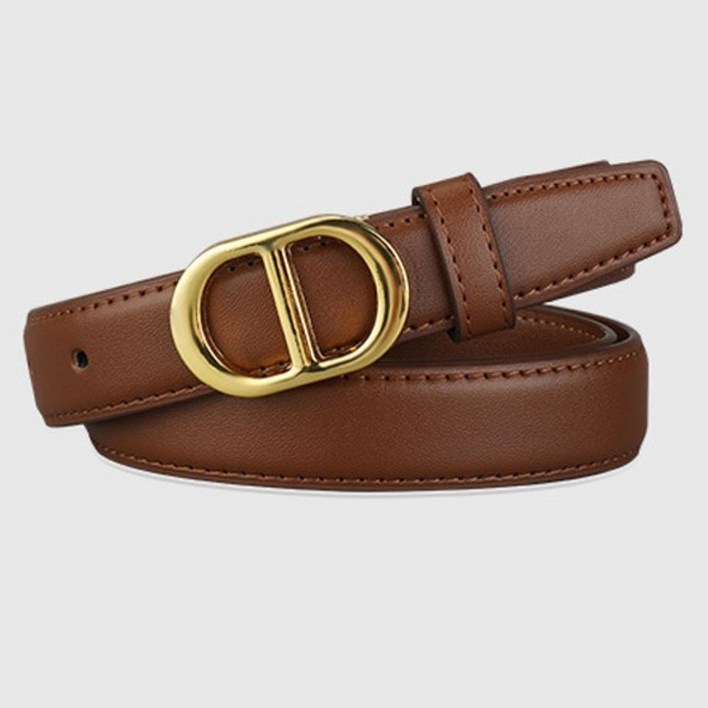이지몰 여성 데일리 심플 벨트 골드버클 슬림 허리벨트
