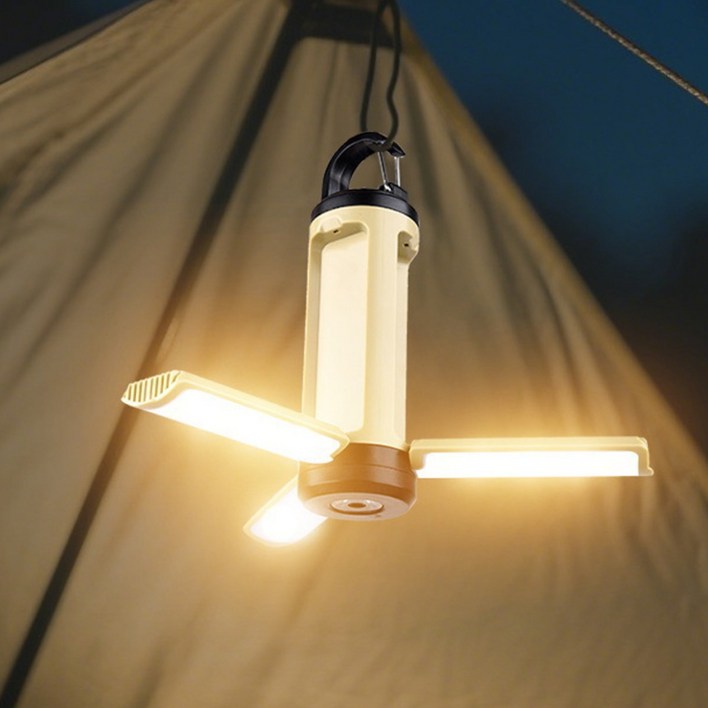 HUIJII  휴대용 야외 LED 캠핑 랜턴 3000mAh  방수 멀티 캠핑등 손전등